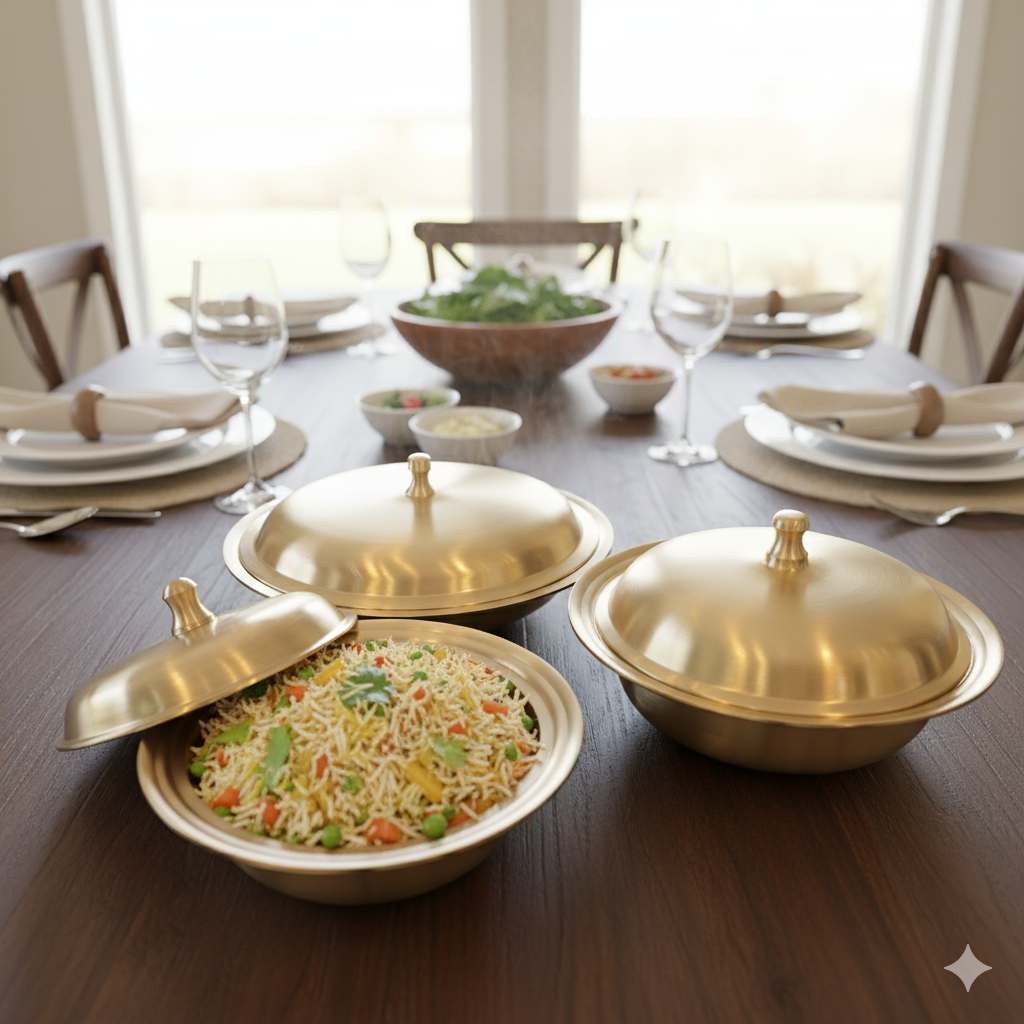 Amritam - Kansa Set of 3 Bowls