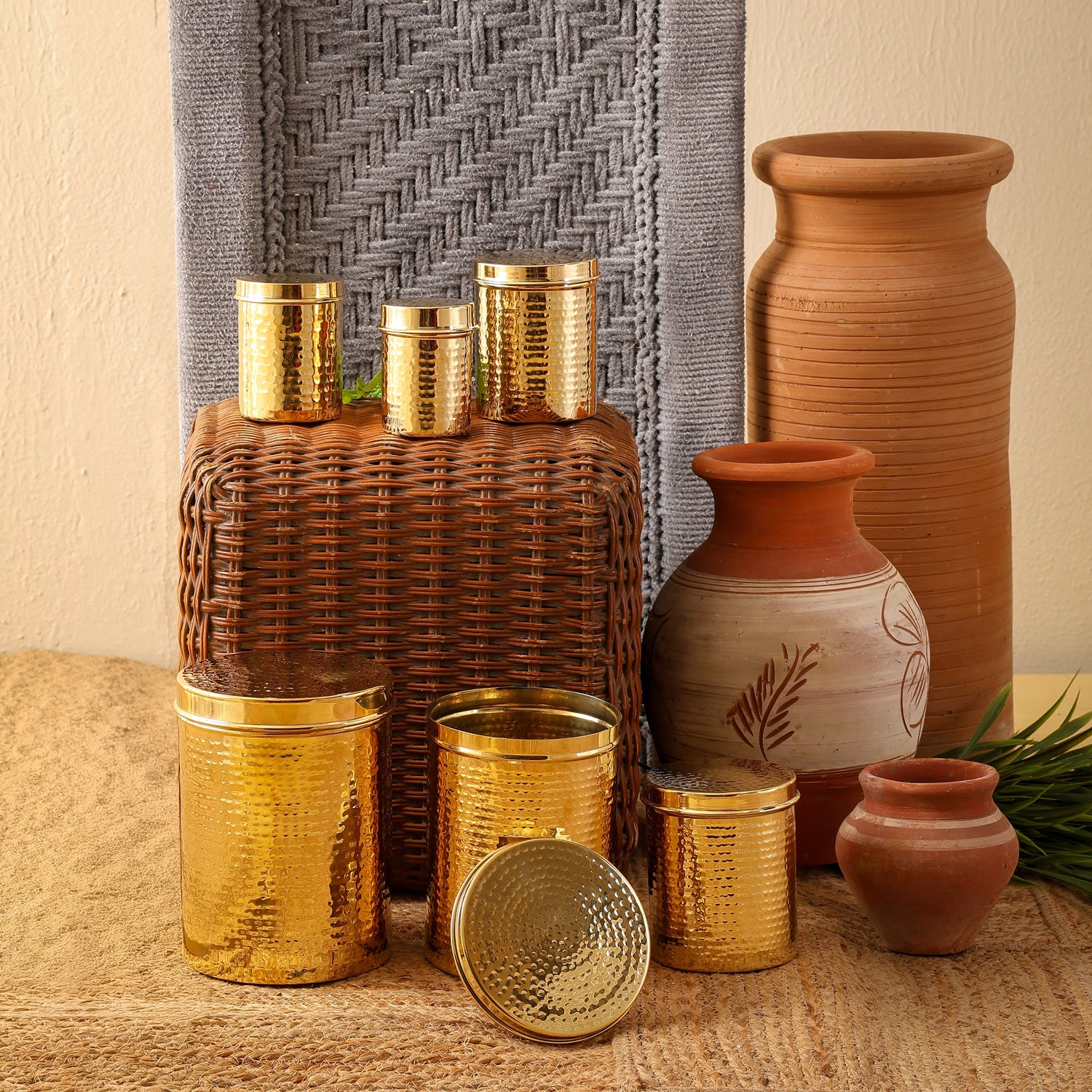 Brass Containers | Toxin-Free Food Storage | Handcrafted &amp; Sustainable