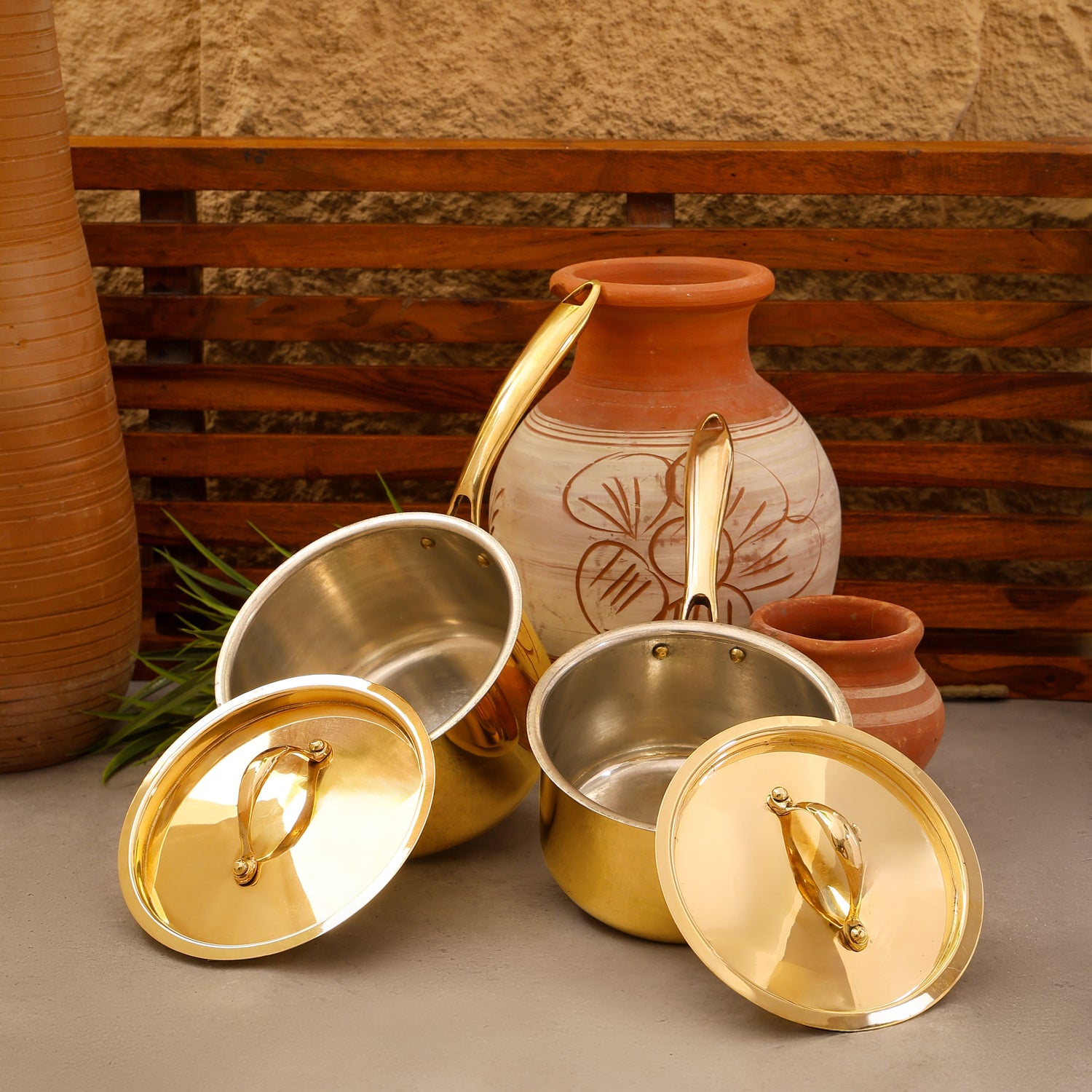 Plain Brass Saucepan | Non Toxic | Sustainable Kitchenware