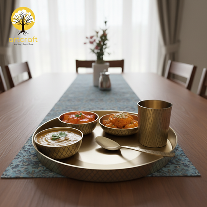 Cutwork - 6 Pcs Set of Kansa Utensils